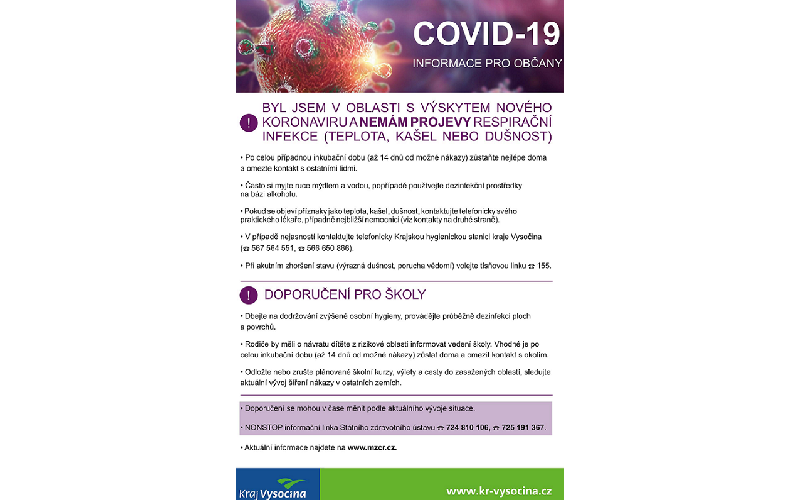 Aktuality - Informace ke koronaviru